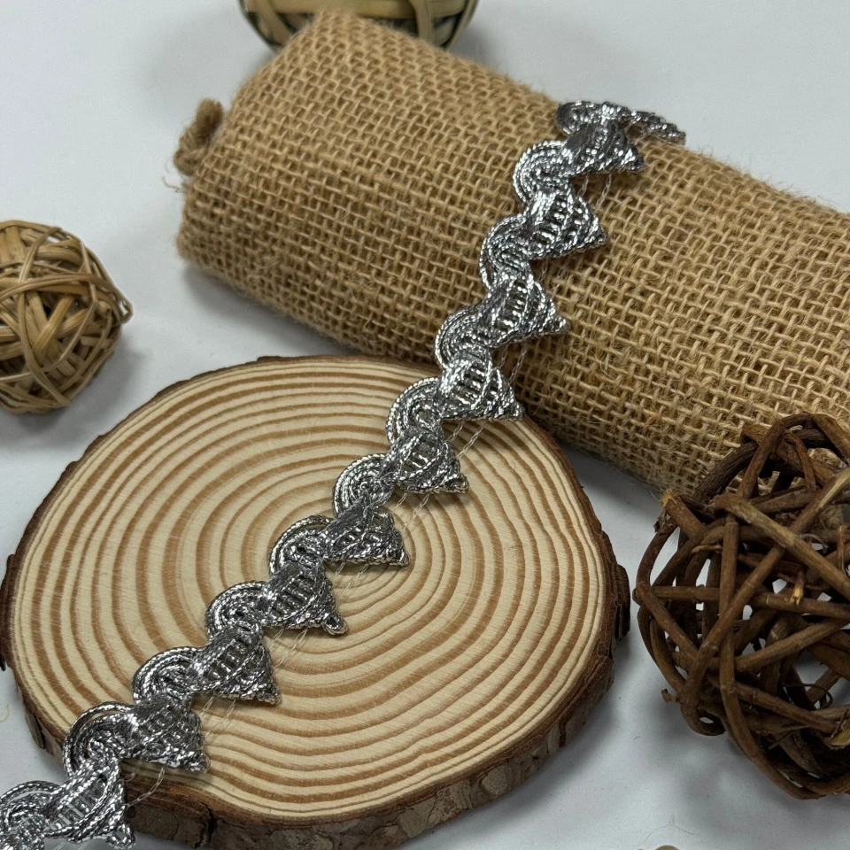 Тасьма люрекс 9310 (20 ярдів/18,28 м.), срібло