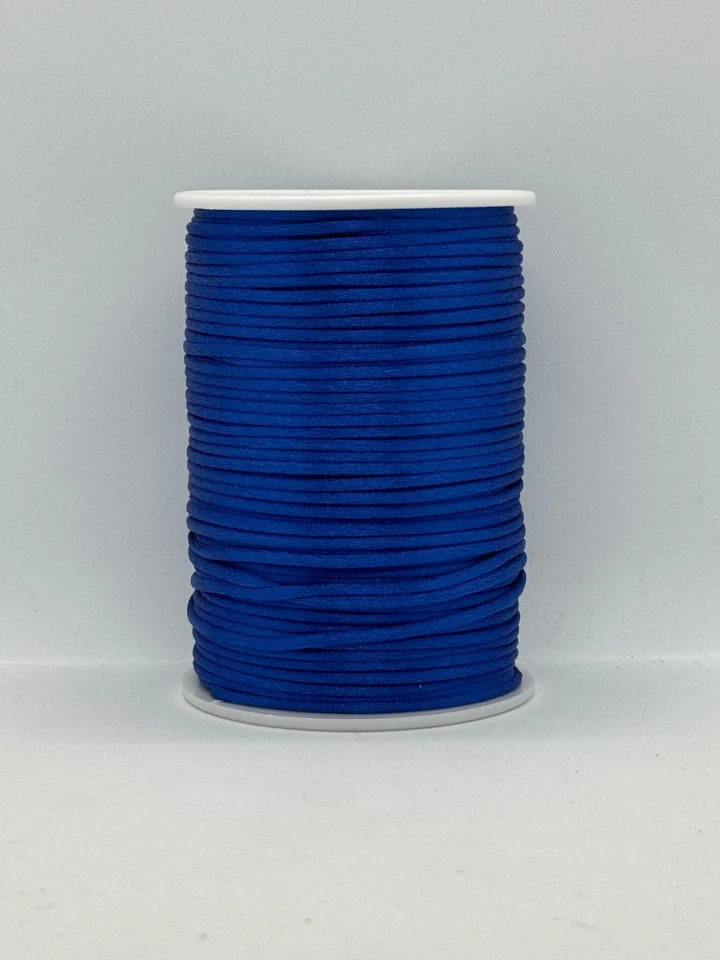 Шнур атласний корсетний 2.3 мм (100 ярдів/91,44 м.), 35 електрик