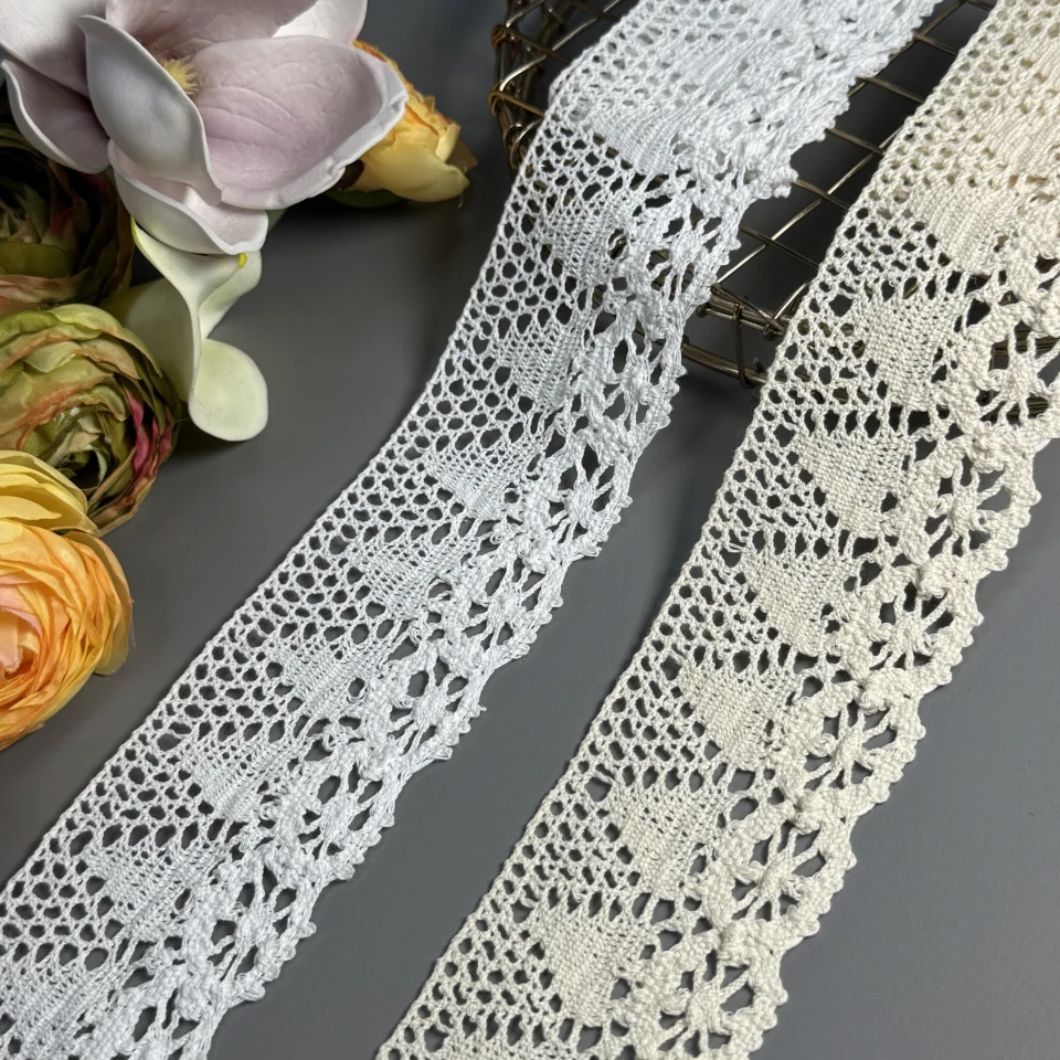 Мереживо макраме 8149 6 см.(100 ярдів/91,4 м.), білий