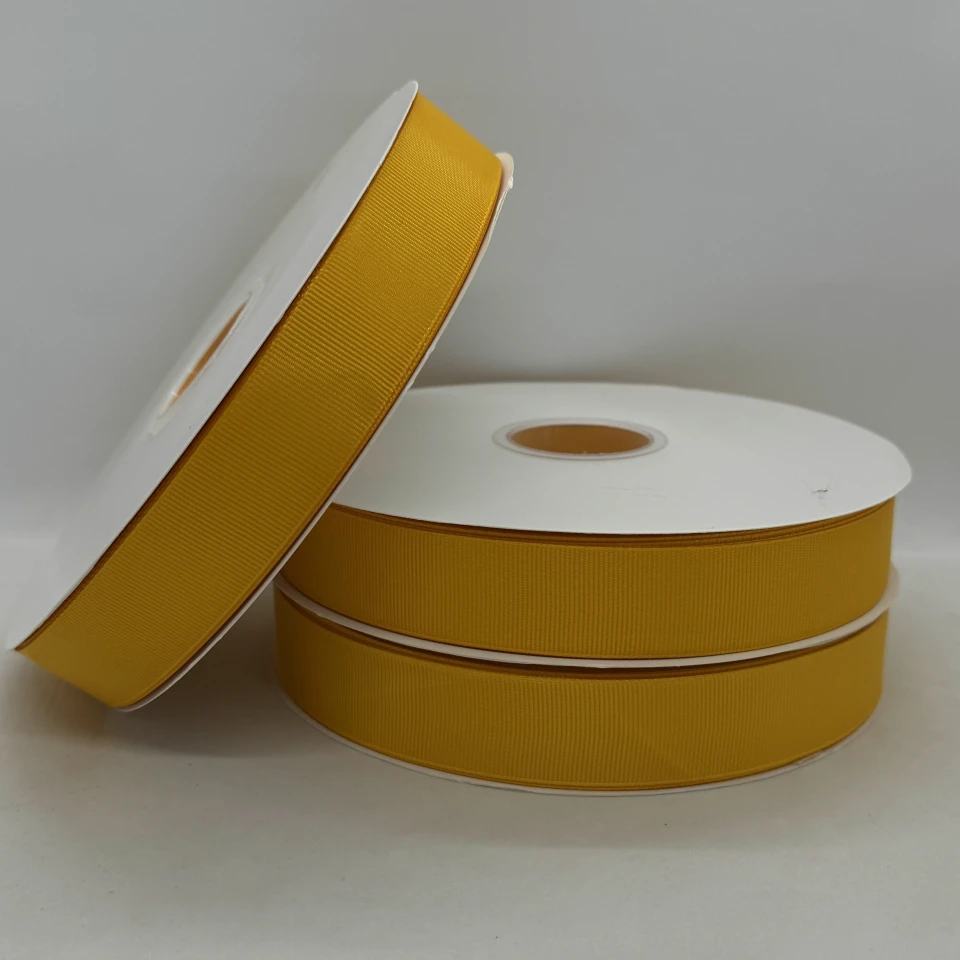 Лента репс 2,5 см (12*100 ярдов/91 м.), 1216 светло-мандариновый