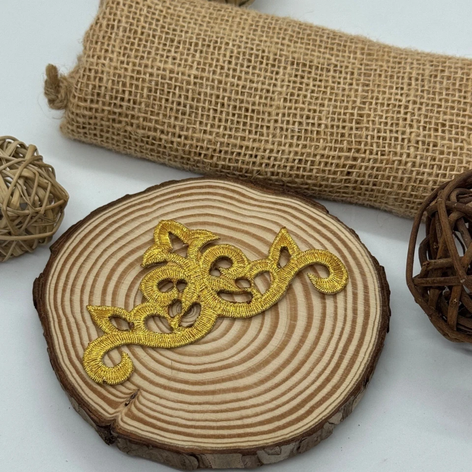 Аплікація клейова люрекс 2378 (20 шт.), золото