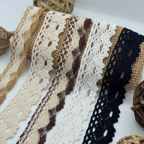 Мереживо макраме 5465 3 см.(300 ярдів/274,3 м.), бежевий