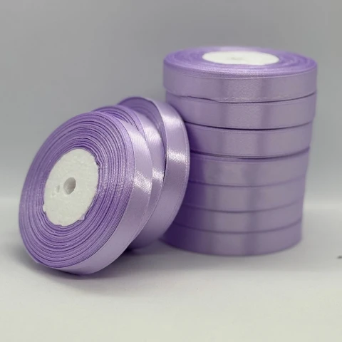 Стрічка атласна 1.2 см (10*36 ярдів), 141 бузковий