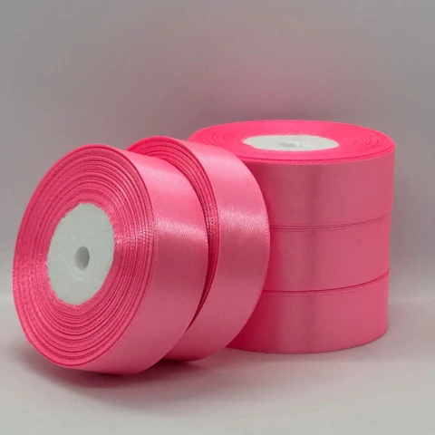 Стрічка атласна 2.5 см (5*36 ярдів), 05 барбі