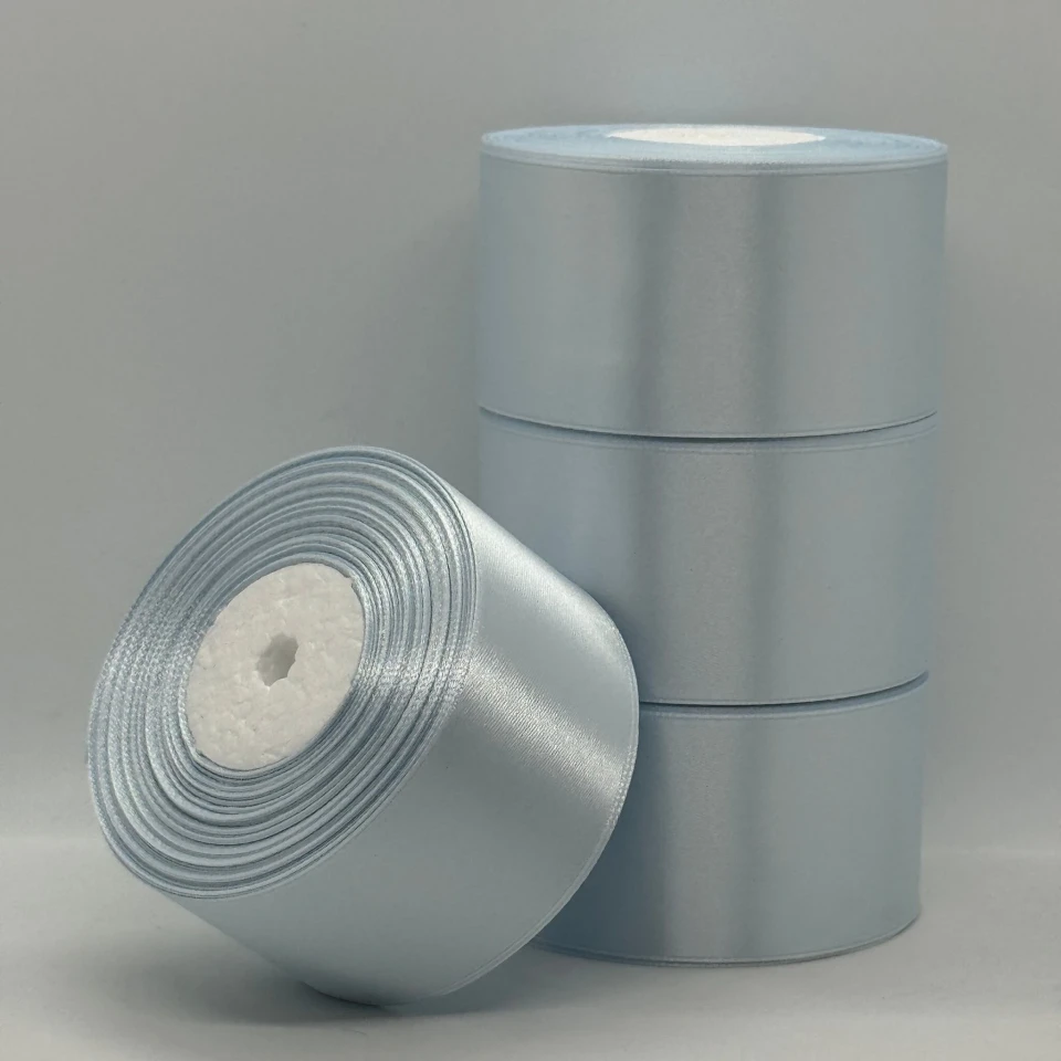 Стрічка атласна 5 см (4*36 ярдів), 178 світло сірий