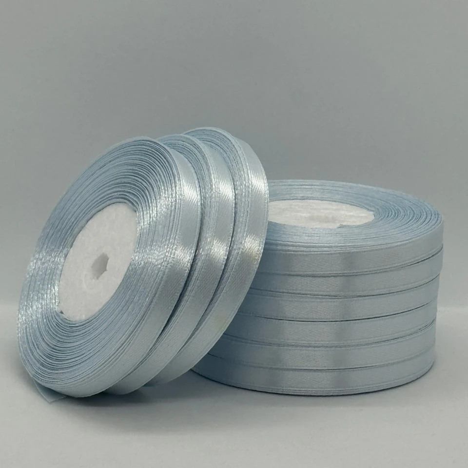 Стрічка атласна 0.6 см (10*36 ярдів), 178 світло сірий