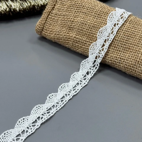 Мереживо макраме 8498 2 см.(300 ярдів/274,3 м.), молочний