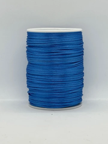 Шнур атласний корсетний 2.3 мм (100 ярдів/91,44 м.), 36 блакитний
