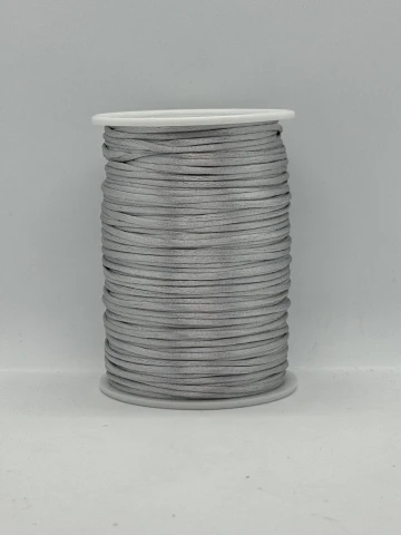 Шнур атласний корсетний 2.3 мм (100 ярдів/91,44 м.), 68 світло сірий