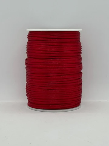 Шнур атласний корсетний 2.3 мм (100 ярдів/91,44 м.), 96 бордовий