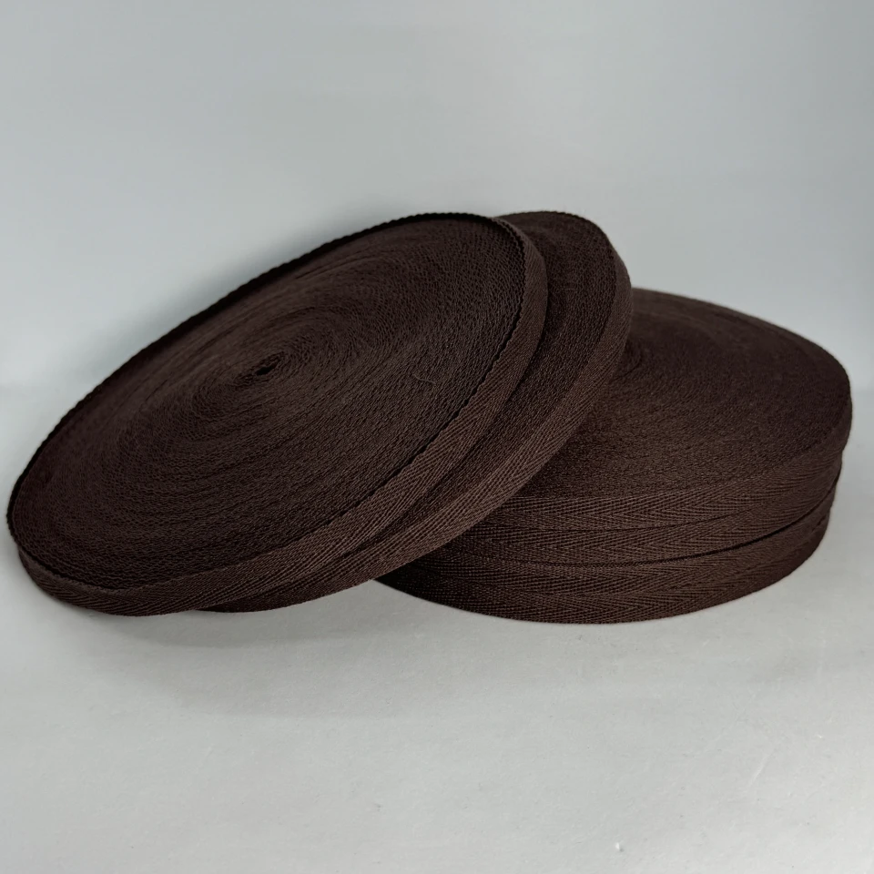 Лента кипер 1 см (40м.), 2069 тёмный дуб