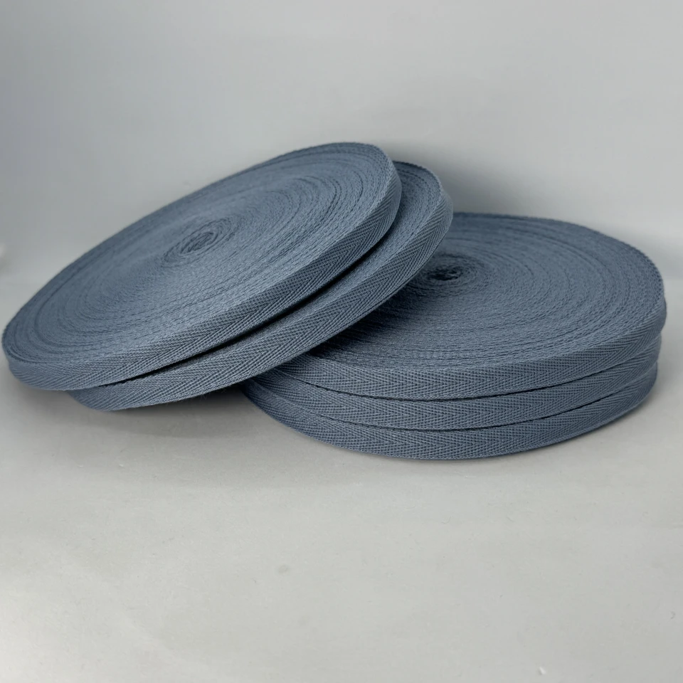 Лента кипер 1 см (40м.), 2130 голубино-синий