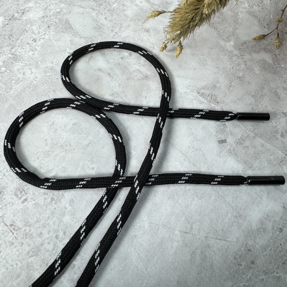 Шнурок в штаны Экстрим (140 см), чёрный