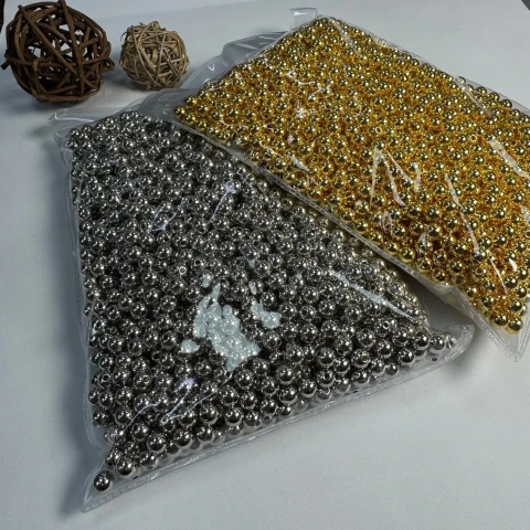 Перли 8 мм 0,5 кг, золото