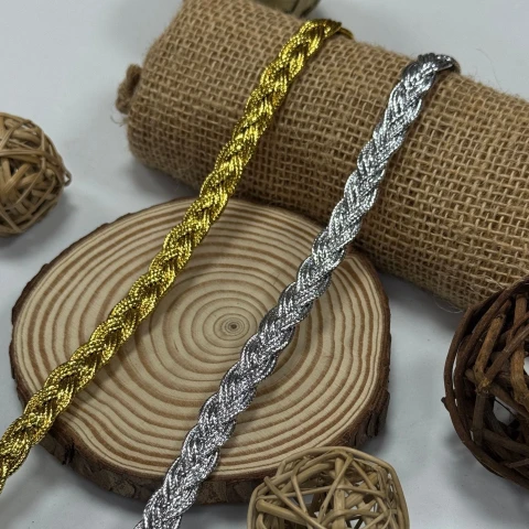 Тасьма люрекс 8415 (20 ярдів/18,28 м.), золото