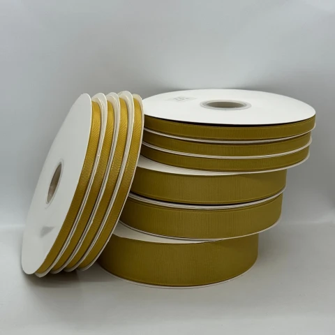 Стрічка репс 1 см (25*100 ярд/ 91 м.), 1233 карі