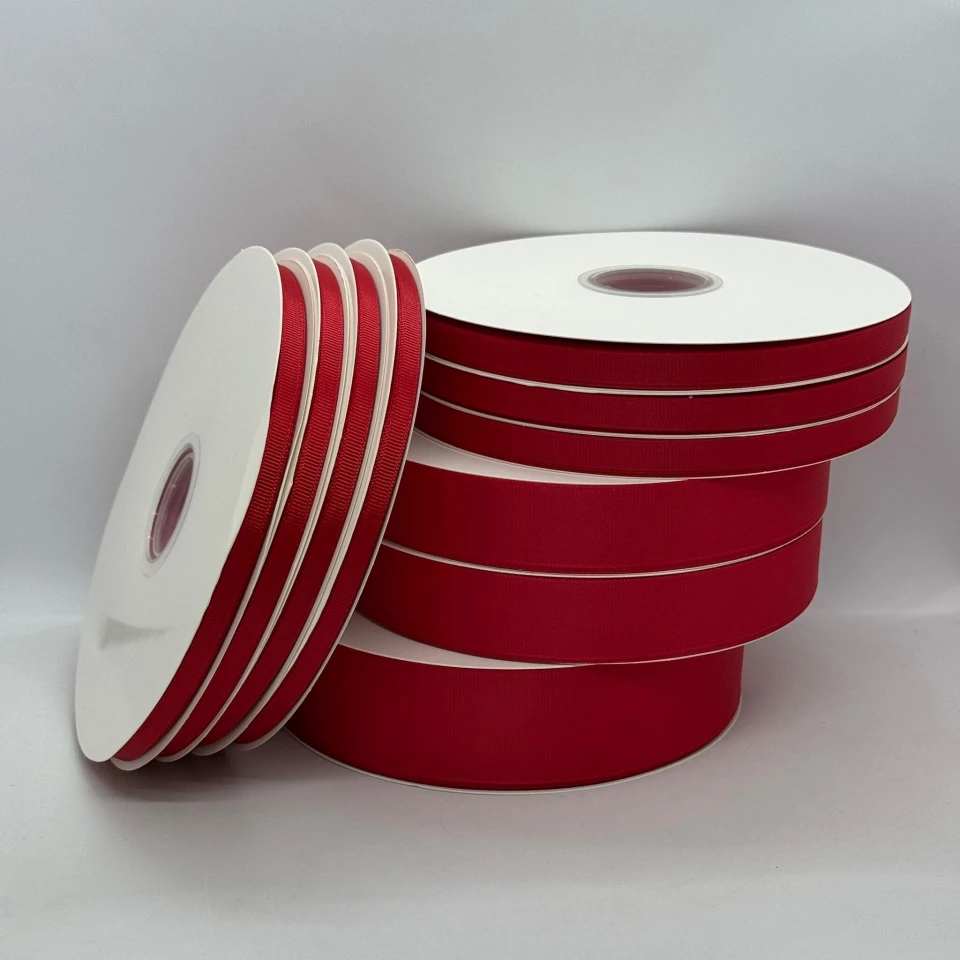 Стрічка репс 3,8 см (8*100 ярдів/91 м.), 1133 червоний