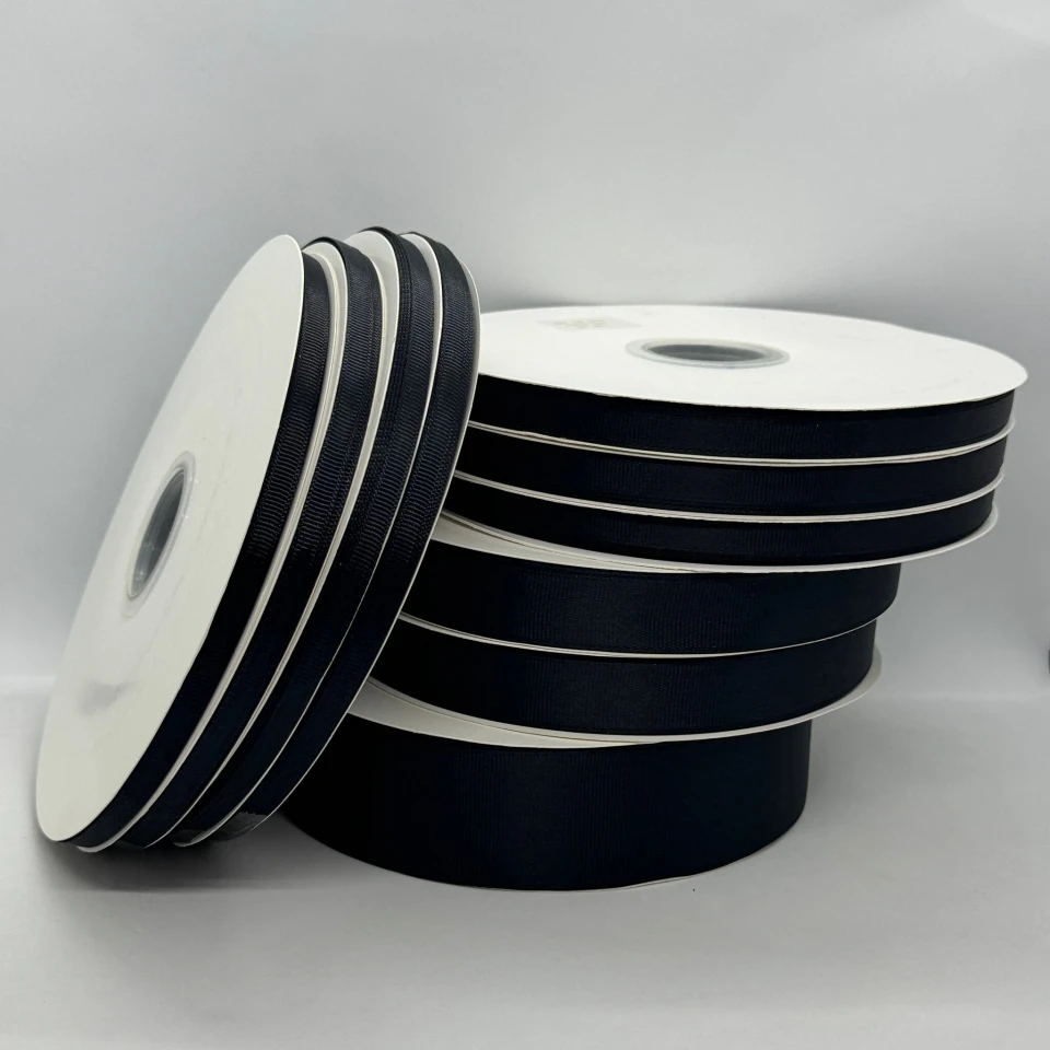 Стрічка репс 0.65 см (33*100 ярдів/91 м.), 1039 чорний