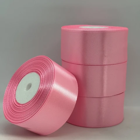 Стрічка атласна 4 см (5*36 ярдів) , 147 китайський рожевий