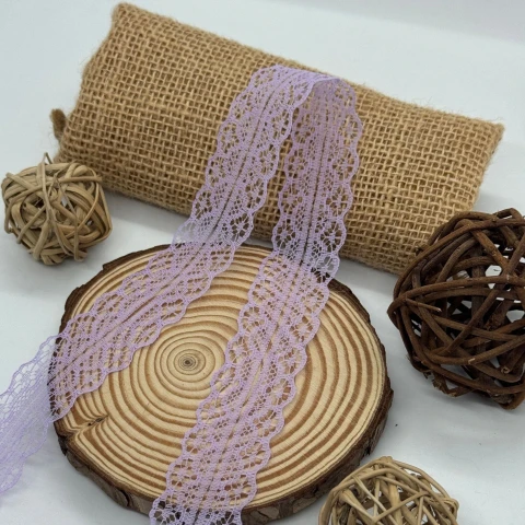 Мереживо не еластичне 1658-2 2.8см (400 ярдів/364 м.), 12 бузок