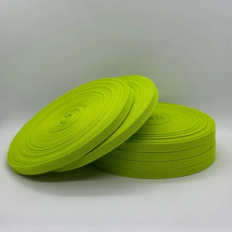 Стрічка кіпер 1 см (40) (40м.), 2124 яскраво зелений