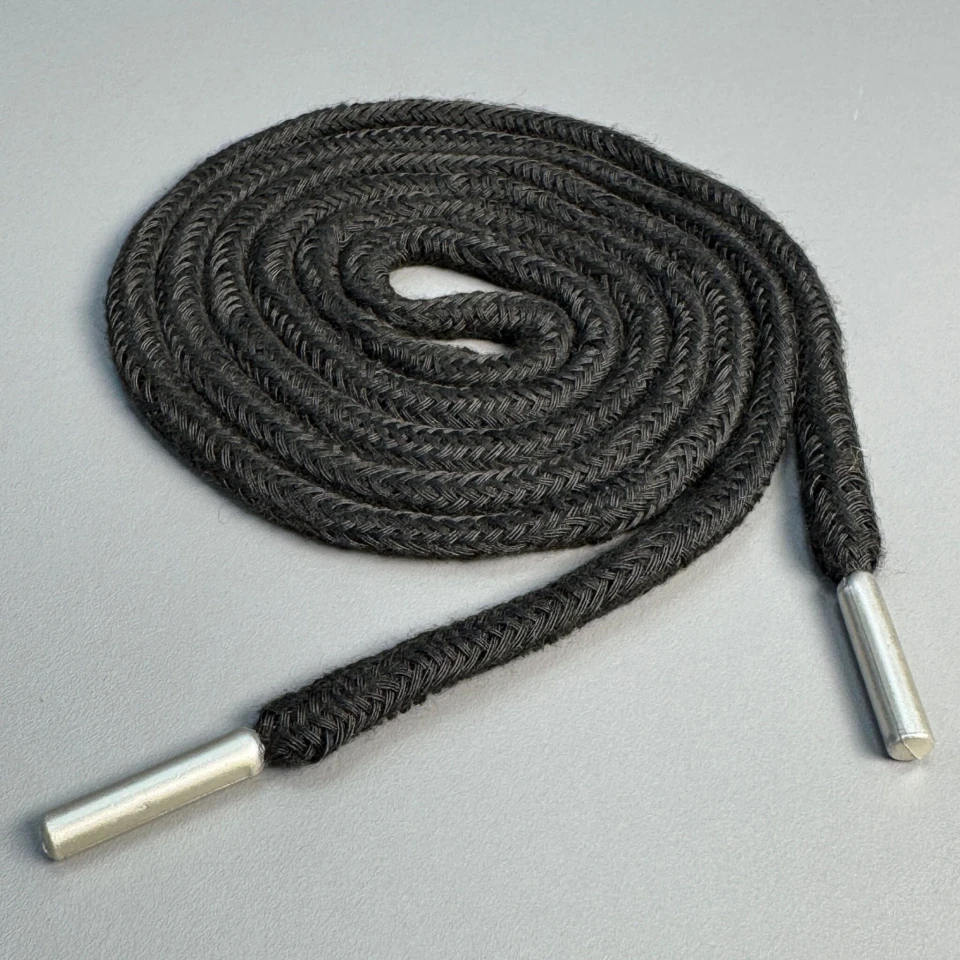 Шнурок в штани круглий (140 см), чорний