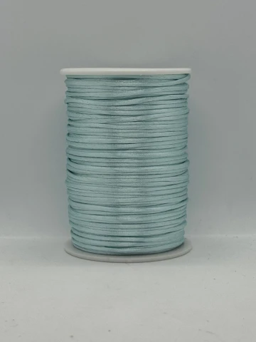 Шнур атласний корсетний 2.3 мм (100 ярдів/91,44 м.), 39 світлий небесний