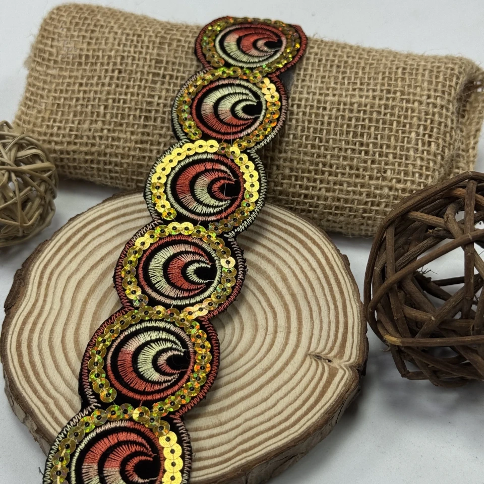 Тасьма клейова 8191 (4.8 м), світлий червоний