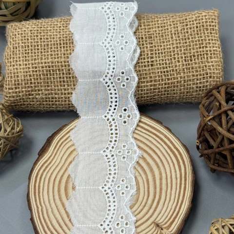 Мереживо прошва А13 3 см.(15 ярдів/13,7 м.), білий