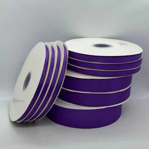 Стрічка репс 0.65 см (33*100 ярдів/91 м.), 1046 баклажан