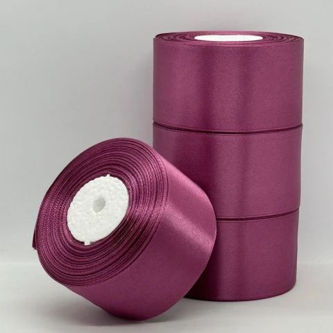Стрічка атласна 5 см (4*36 ярдів), 171 сливовий