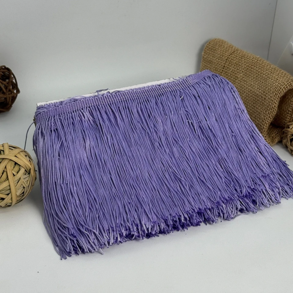 Бахрома танцювальна локшина 15 см (10 ярдів/9,14 м.), 21 фіолетовий