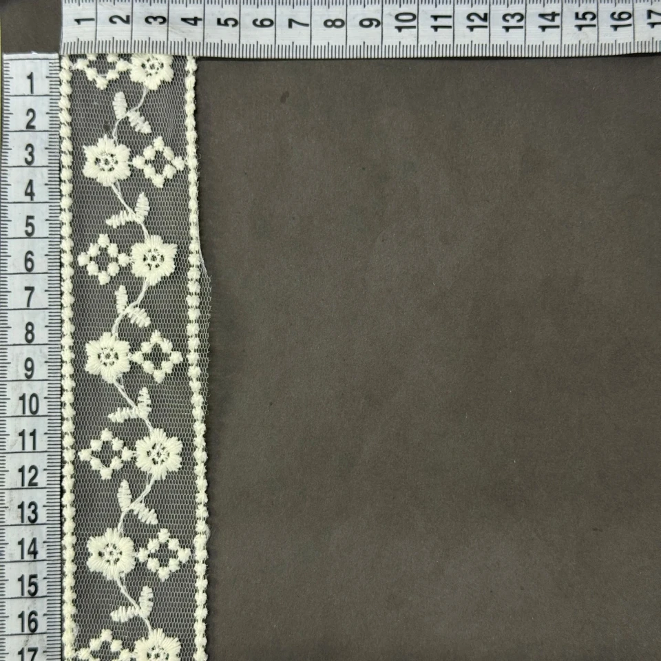 Мереживо органза 0397 4 см.(30 ярдів/27.3 м), молочний