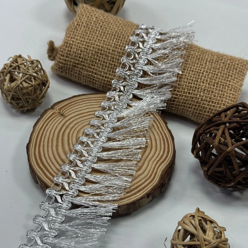 Тасьма люрекс 13-4994 (20 ярдів/18,28 м.), срібло