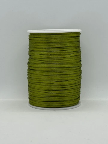 Шнур атласний корсетний 2.3 мм (100 ярдів/91,44 м.), 42 хакі