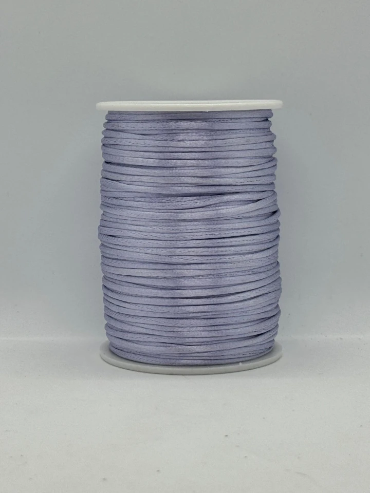 Шнур атласний корсетний 2.3 мм (100 ярдів/91,44 м.), 99 світлий фіолетовий