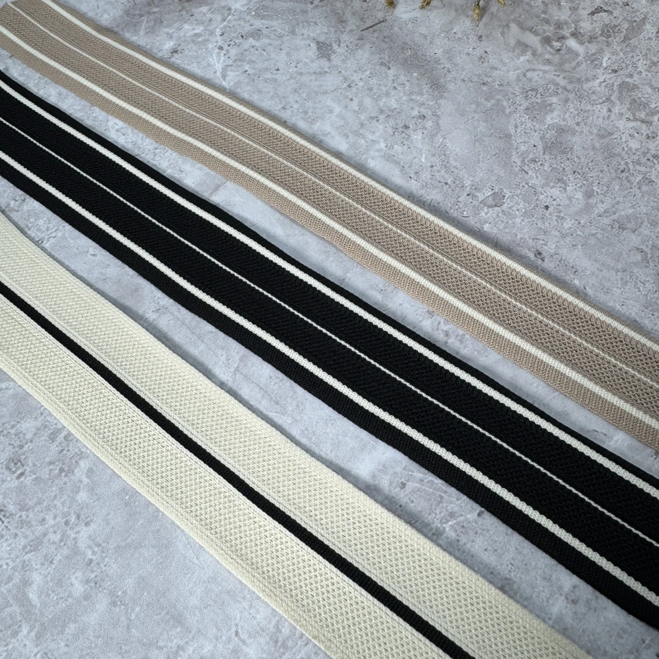 Лампас трикотажный «Mesh Collection» (40 м.), чёрный