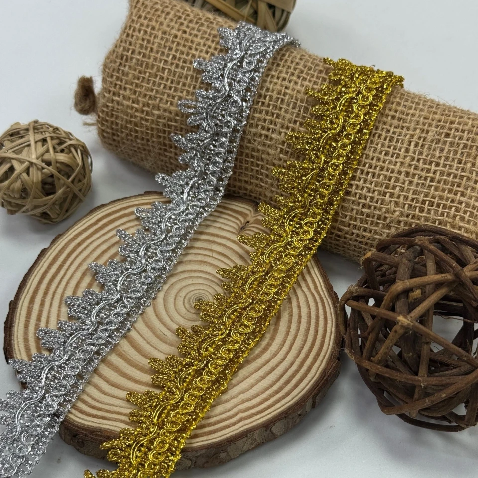 Тасьма люрекс 9245 (20 ярдів/18,28 м.), золото