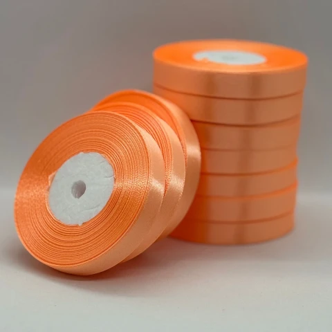 Стрічка атласна 1.2 см (10*36 ярдів), 88 персиковий