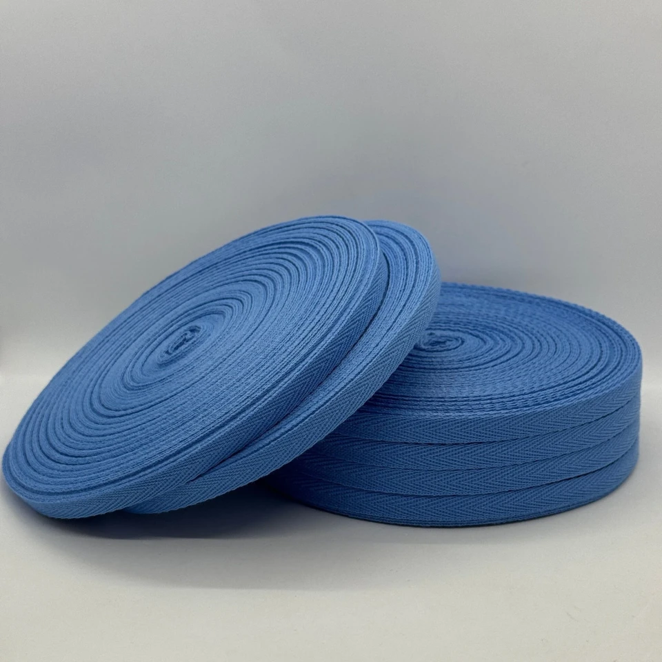 Стрічка кіпер 1 см (40) (40м.), 2134 лазурний
