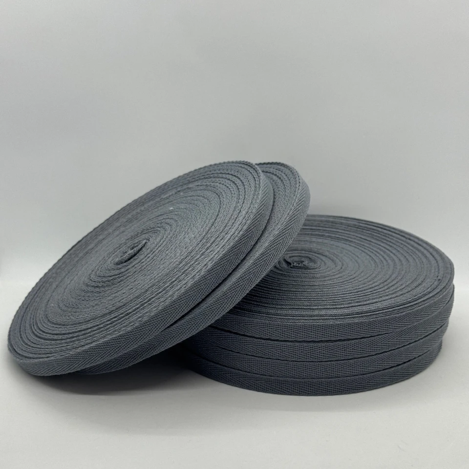 Стрічка кіпер 1 см (40) (40м.), 2262 срібло