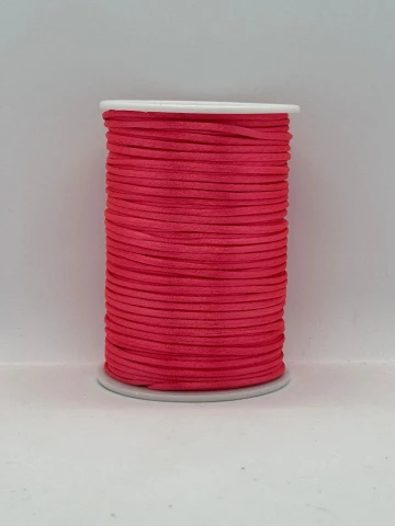 Шнур атласний корсетний 2.3 мм (100 ярдів/91,44 м.), 58 кораловий