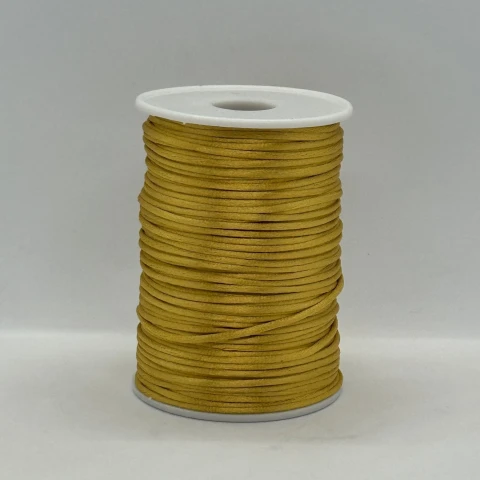 Шнур атласний корсетний 2.3 мм (100 ярдів/91,44 м.), 19 бронзовий