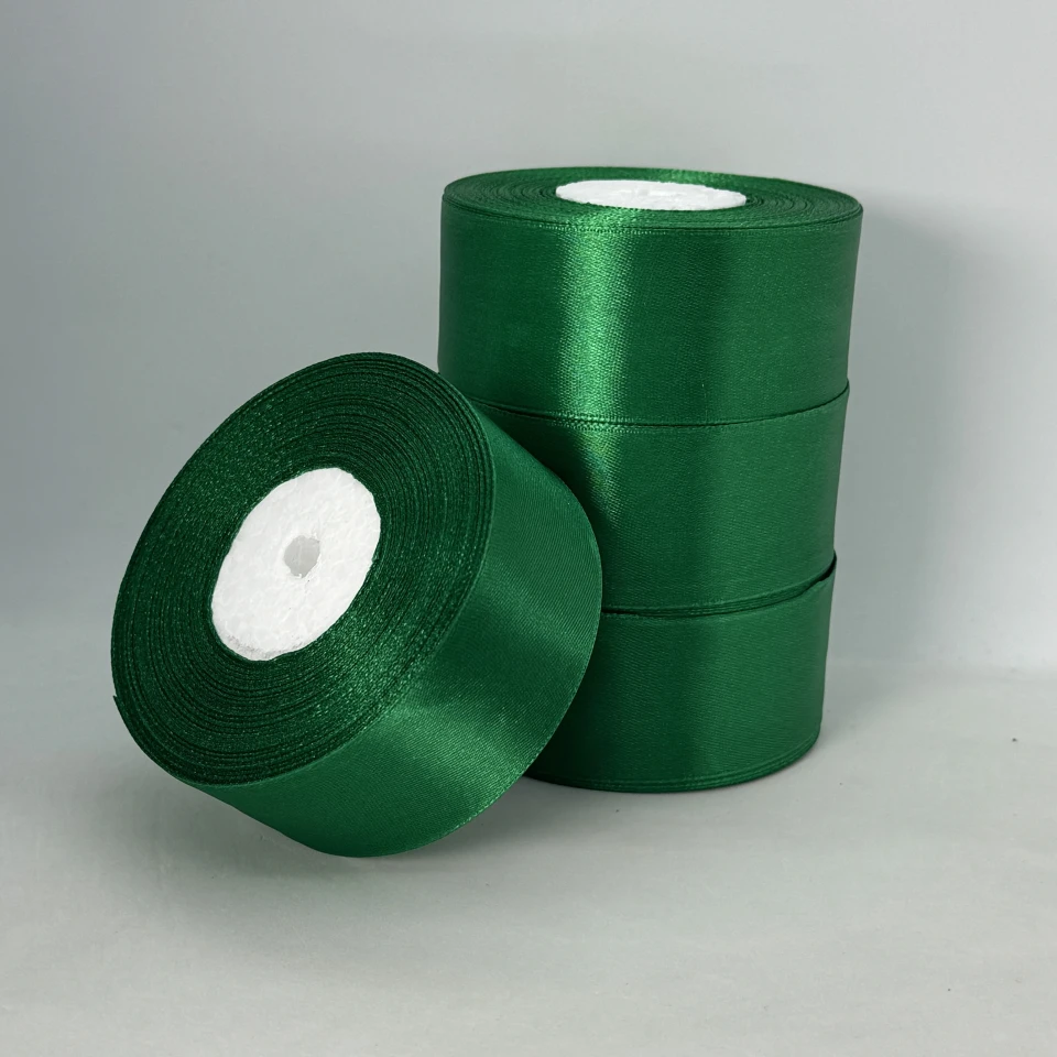 Лента атласная 4 см (5*36 ярдов), 76 весенний зеленый