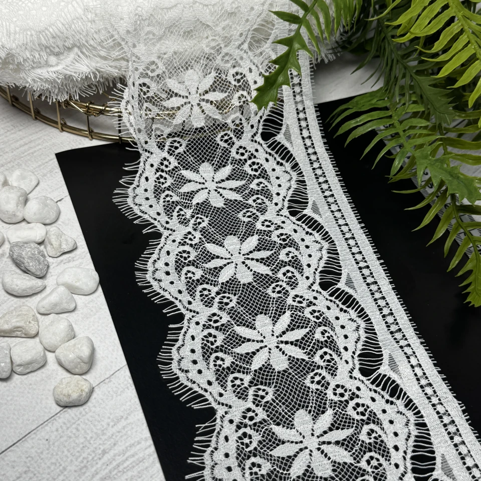 Мереживо французьке 926 см. (10*3) / 14 см., теплий білий