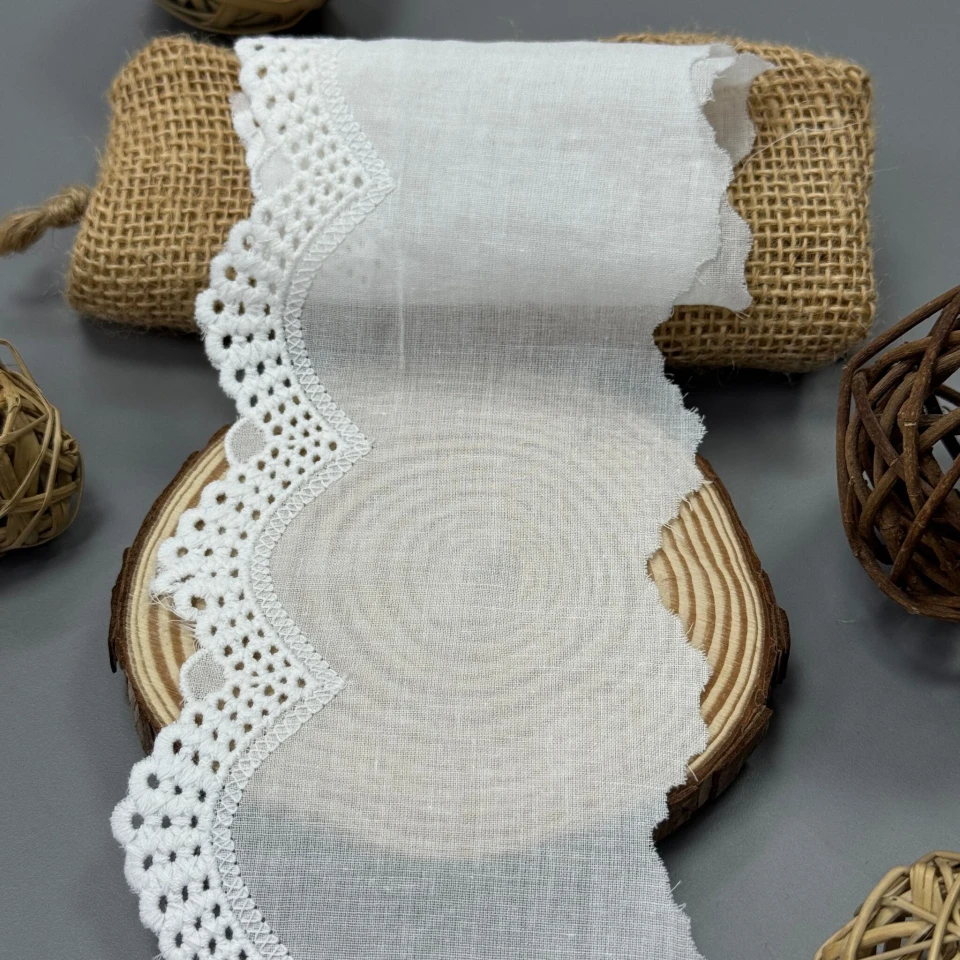 Мереживо прошва 6100 (150 ярдів/137,16 м.), Білий