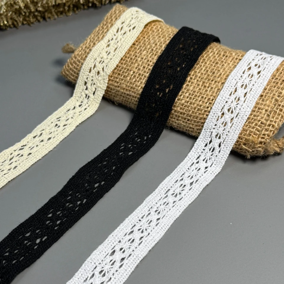 Мереживо макраме А 6038 2,5 см.(100 ярдів/91,4 м.), білий