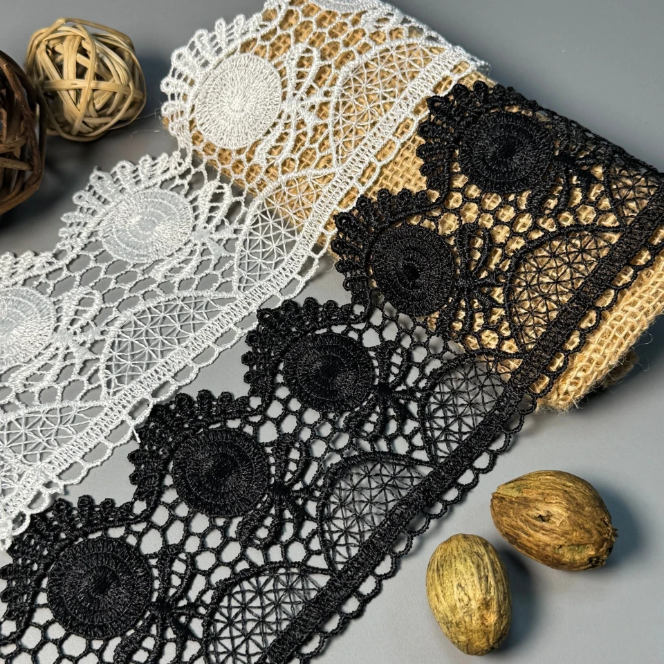 Мереживо поліестер 169 8 см.(20 метрів), білий