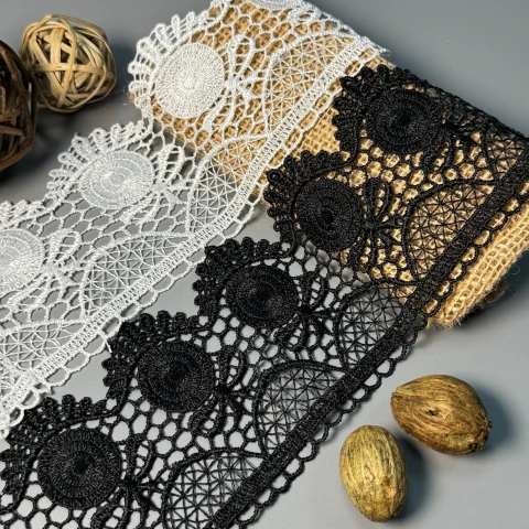 Мереживо поліестер 169 8 см.(20 метрів), білий