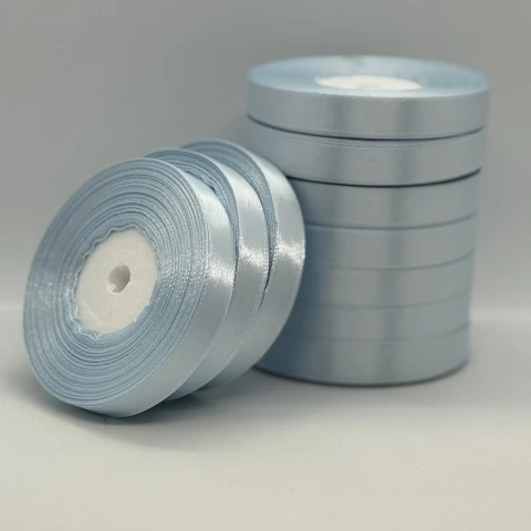 Стрічка атласна 1.2 см (10*36 ярдів), 178 світло сірий